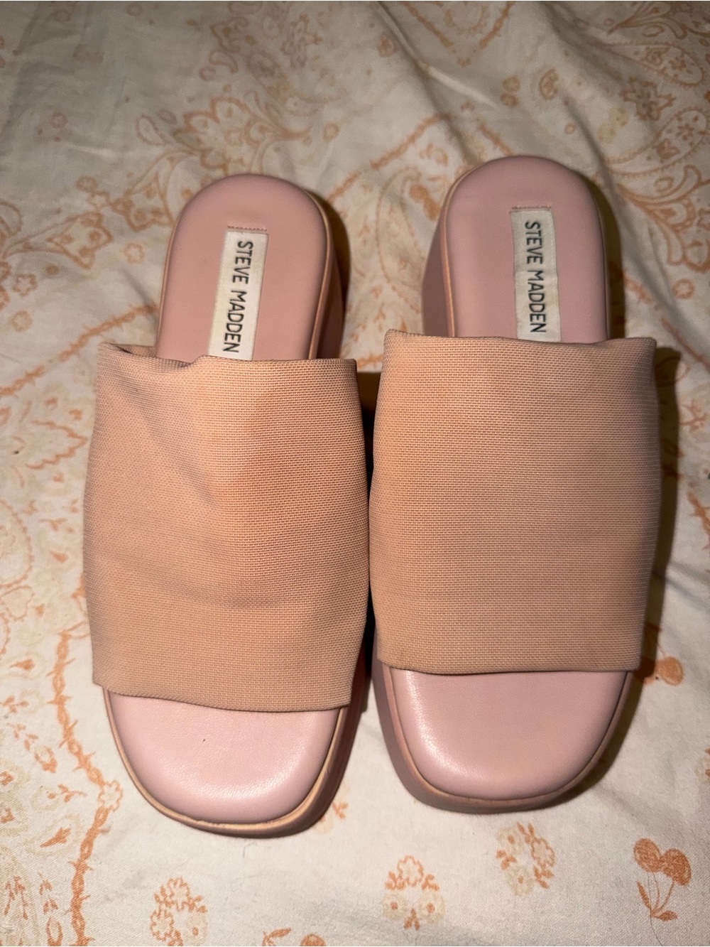 Steve Madden Baby Pink Sandals
